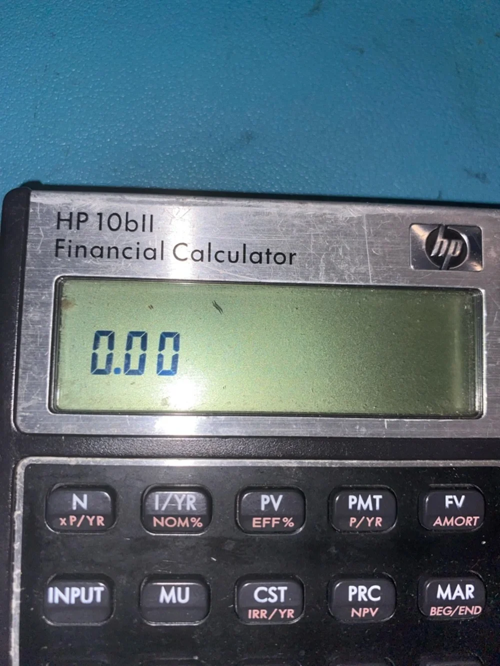 HP 10bII Financial Calculator - Black and Silver